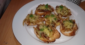 French Onion Bruschetta