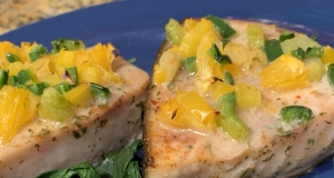 Citrus Swordfish with Citrus Salsa