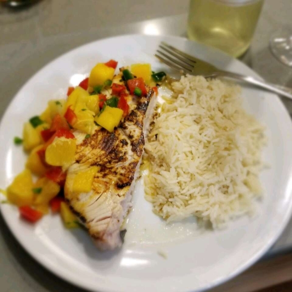 Citrus Swordfish with Citrus Salsa