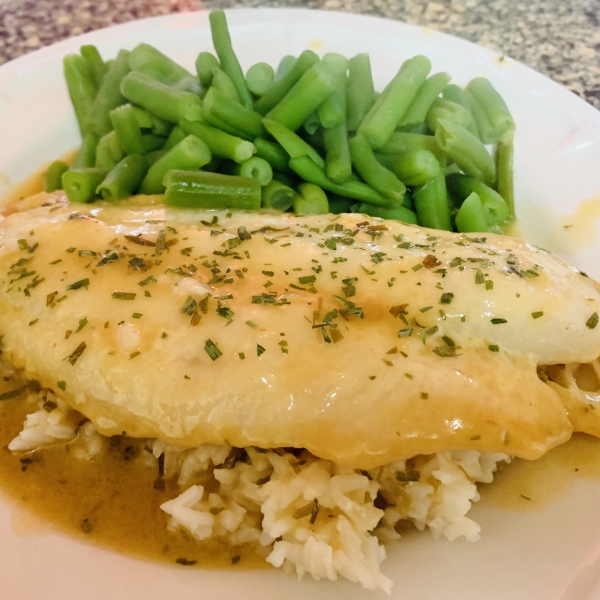 Sweet Dijon Basa Swai Fish (or a fish of your choice)