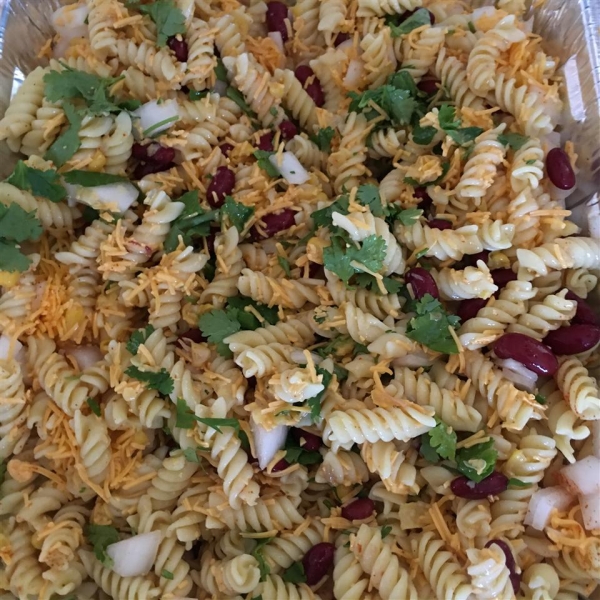 Delish Lime and Corn Pasta Salad