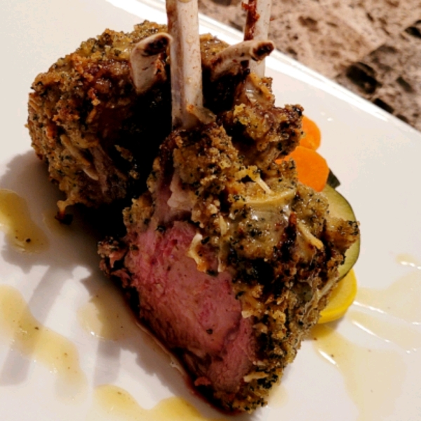 Mint Crusted Rack of Lamb
