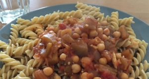 Chickpea and Eggplant Stew