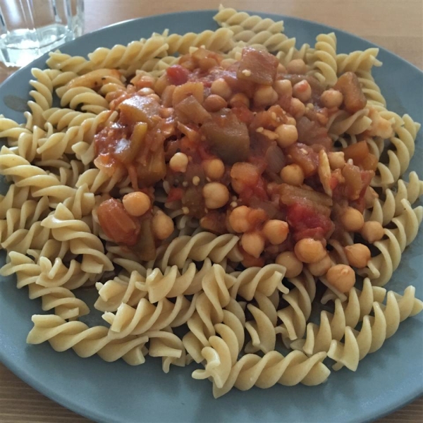 Chickpea and Eggplant Stew
