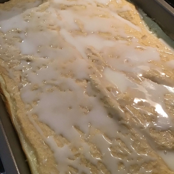 Glazed Cheese Danish Squares