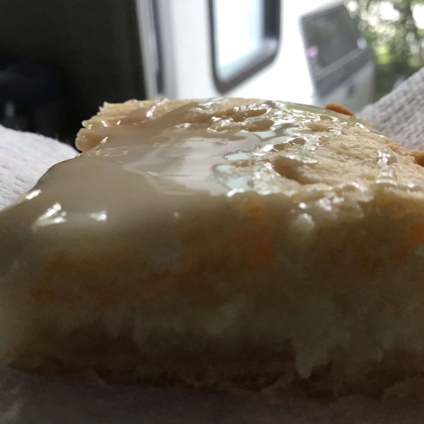 Glazed Cheese Danish Squares