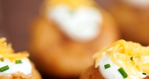 Crispy Cheddar Mashed Potato Puffs