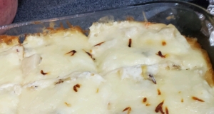 Creamy White Chicken and Artichoke Lasagna