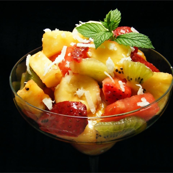 Pina Colada Fruit Salad