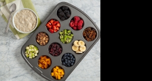 Creamy Oatmeal with Rainbow Toppings