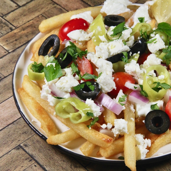 Loaded Greek Fries
