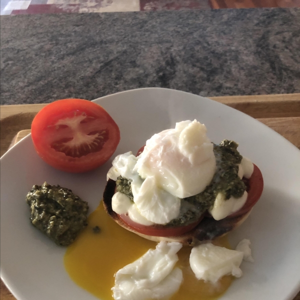 Poached Eggs Caprese