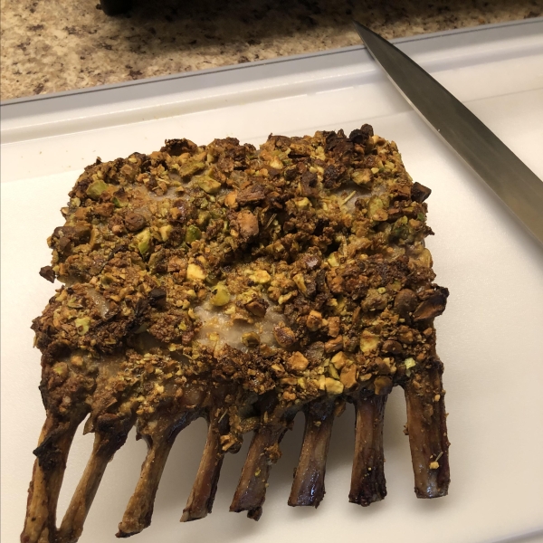 Pistachio Crusted Rack of Lamb