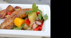 Paprika-Spiced Grilled Cod and Party-in-Your-Mouth Mango Salsa!