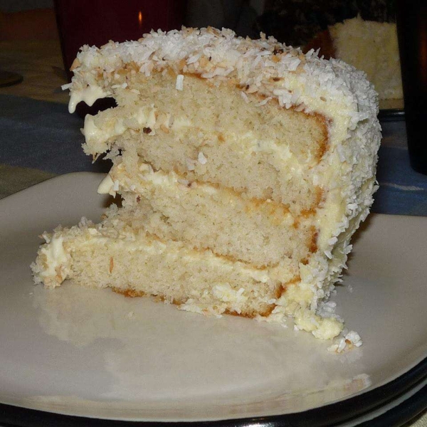 Brazilian-Style Moist Coconut Cake