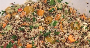 Quinoa Salad with Roasted Yams