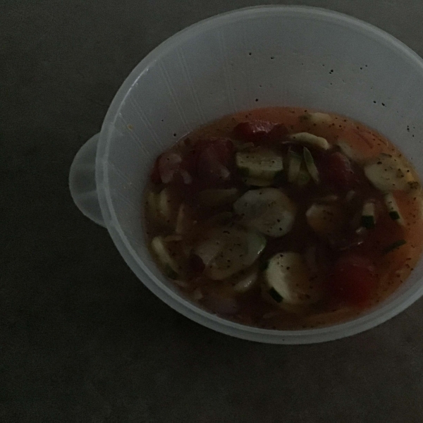 Marinated Cucumber, Onion, and Tomato Salad
