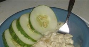 Creamy Buttered Cucumbers