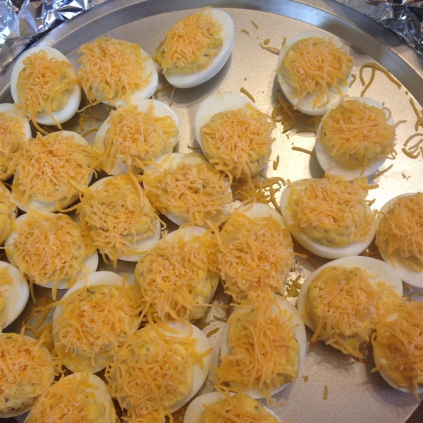 Parmesan-Oregano Deviled Eggs