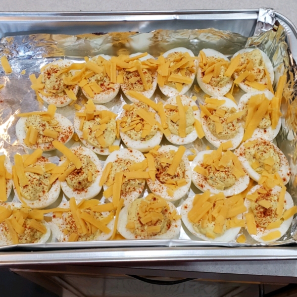 Parmesan-Oregano Deviled Eggs
