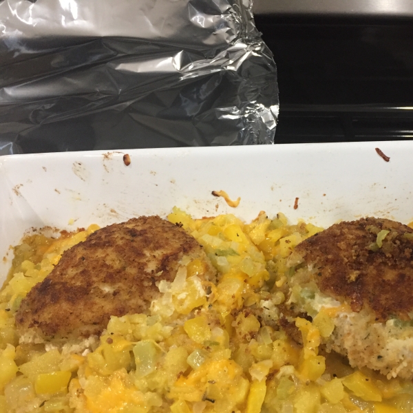 Squash Stuffed Chicken Breasts