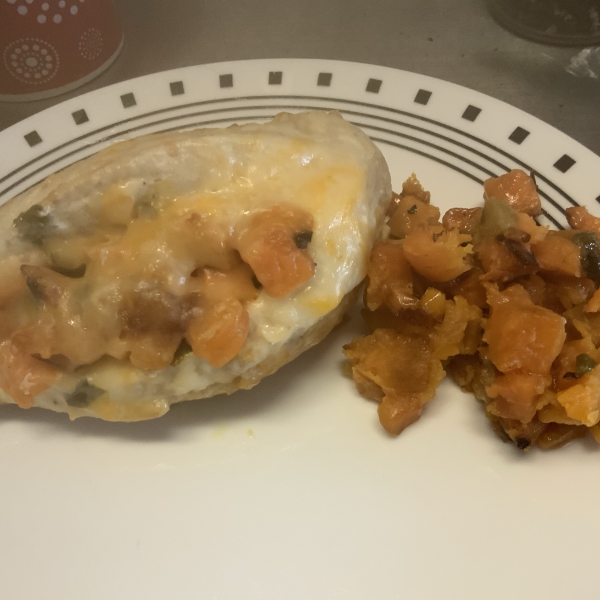 Squash Stuffed Chicken Breasts