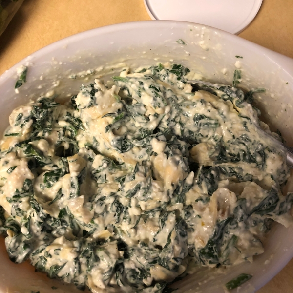 Spinach Artichoke Feta Ball