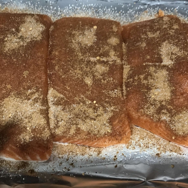 Cold Roasted Moroccan Spiced Salmon