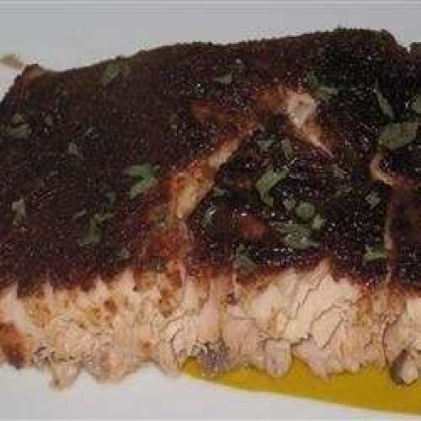 Cold Roasted Moroccan Spiced Salmon