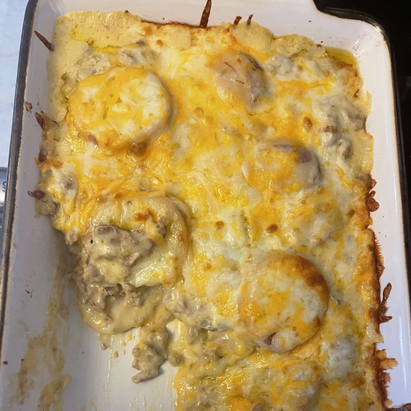 Cheesy Ground Beef and Potatoes
