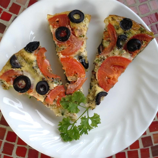 Vegetable Pizza Frittata