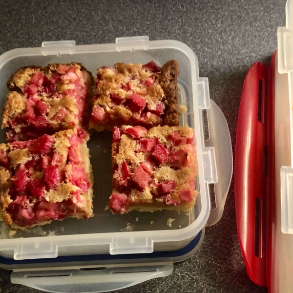 Rhubarb Shortbread Bars