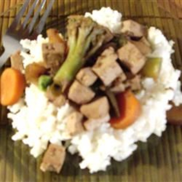 Wicked Garlic Tofu Saute