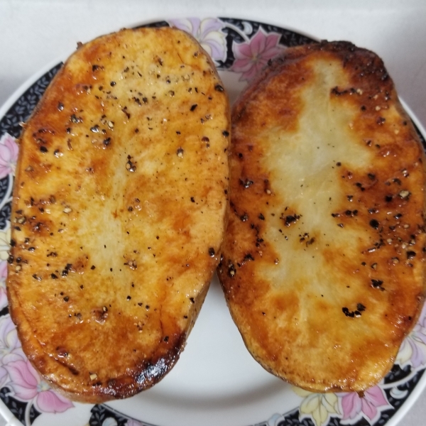 Iron Skillet Baked Potatoes