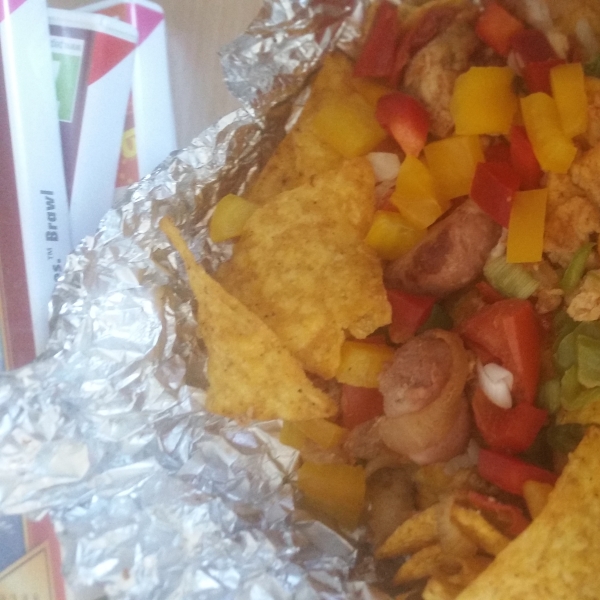 Easy Breakfast Nachos
