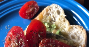 Avocado Salsa and Sardine Frenchy