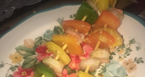 Spanish Garlic Shrimp on Skewers