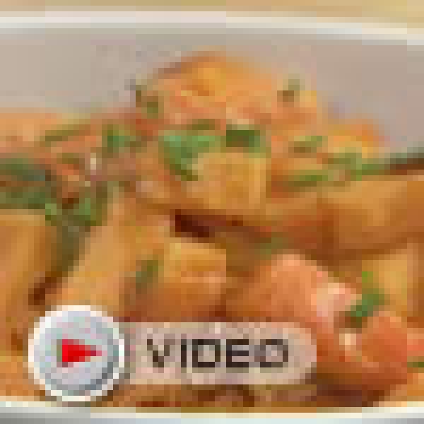 Peanut Sesame Chicken with Mushrooms