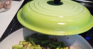 Fried Asparagus with Bacon