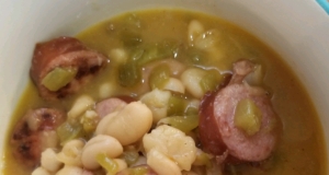 Smoked Sausage White Bean Chili