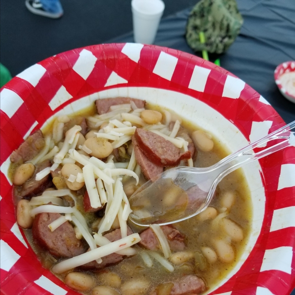 Smoked Sausage White Bean Chili