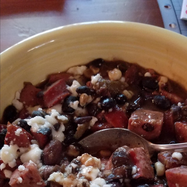 Smoked Sausage White Bean Chili