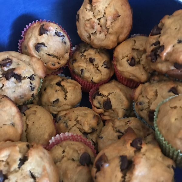 Banana and Persimmon Cinnamon Muffins