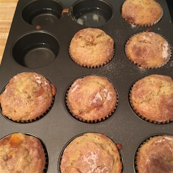 Banana and Persimmon Cinnamon Muffins