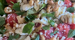 Watermelon, Feta and Cashew Salad