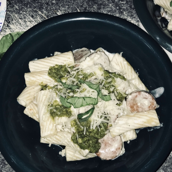 Creamy Pasta Toss with Smoked Sausage