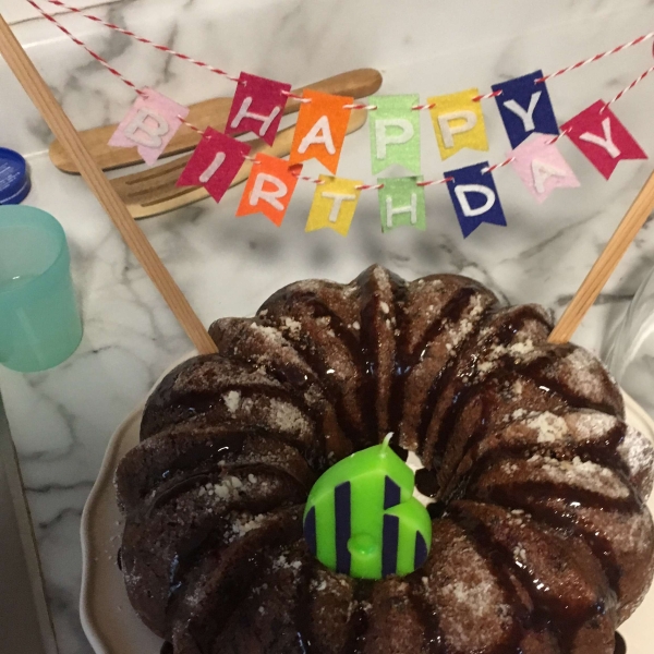 George Washington's Birthday Cherry Cake