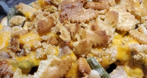 Chicken, Eggplant, and Green Beans Casserole