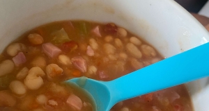 Instant Pot Double Bean and Ham Soup