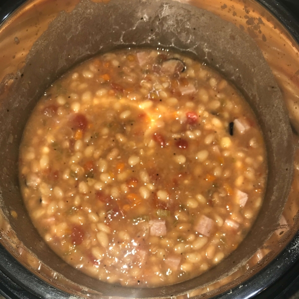 Instant Pot Double Bean and Ham Soup